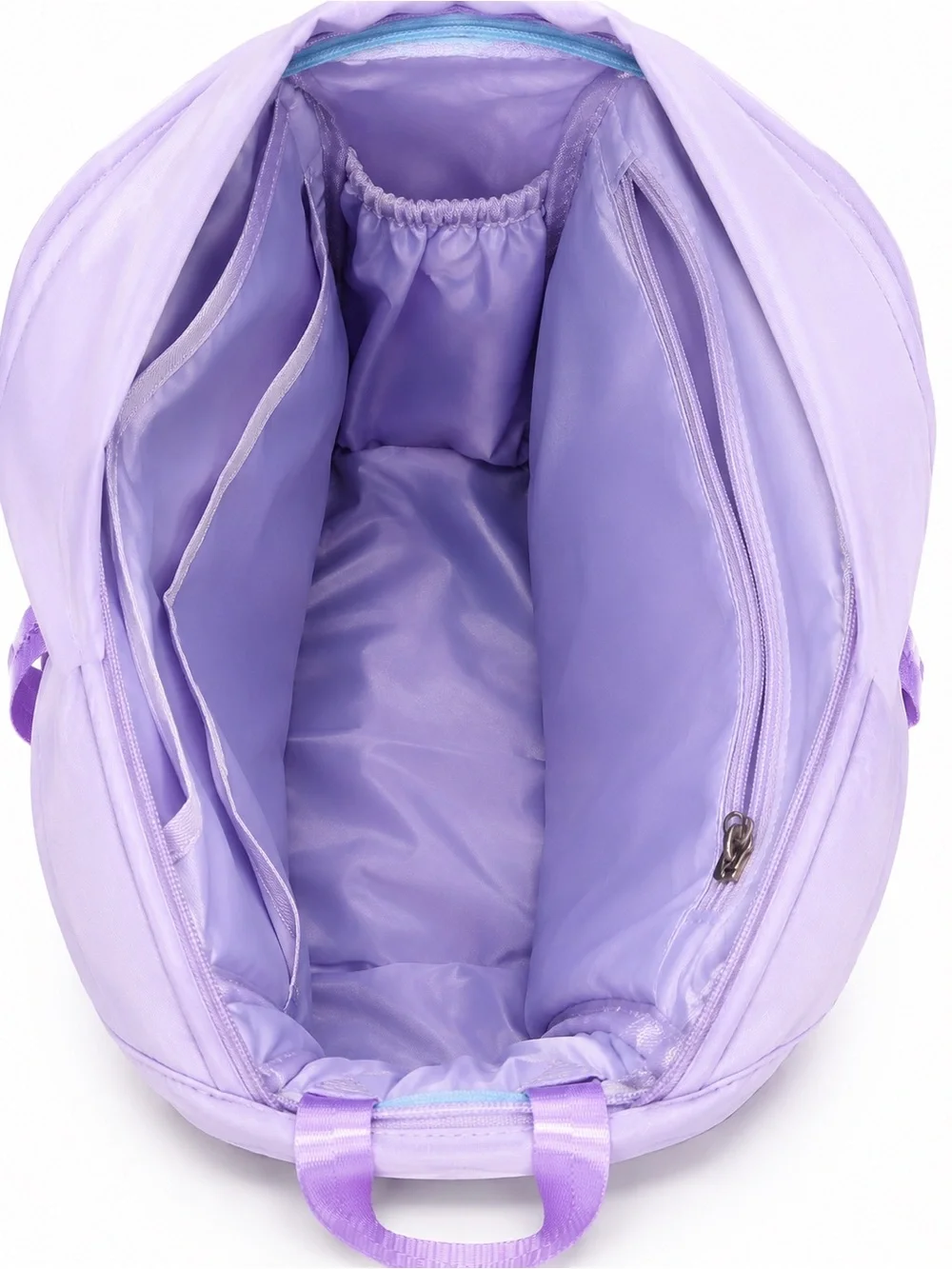 Kids Lavender Backpack with Pom Pom